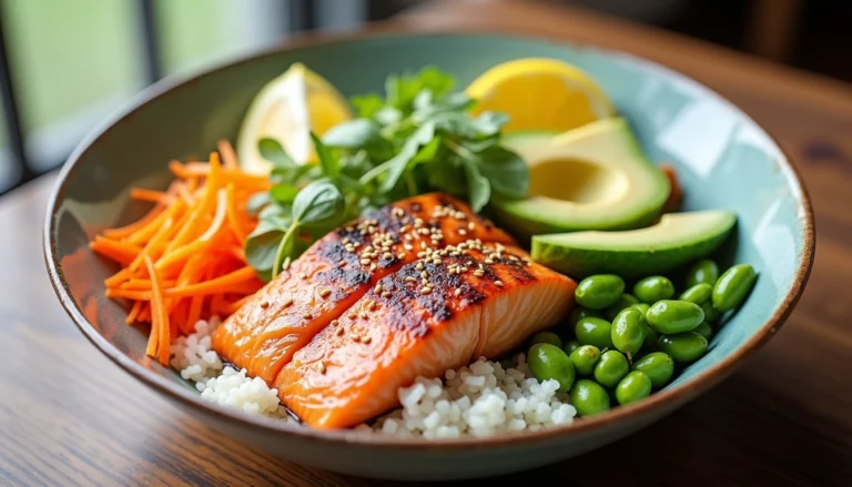 salmon bowl