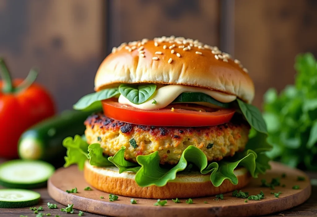 Chicken Zucchini Burger Recipe