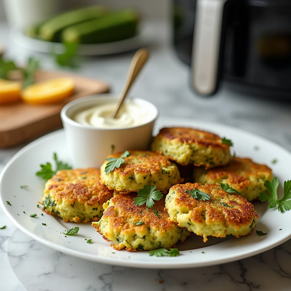 Zucchini Fritters Air Fryer: Crispy & Delicious Recipe