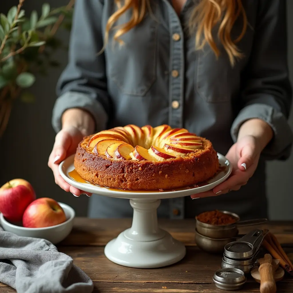 Vegan apple cake