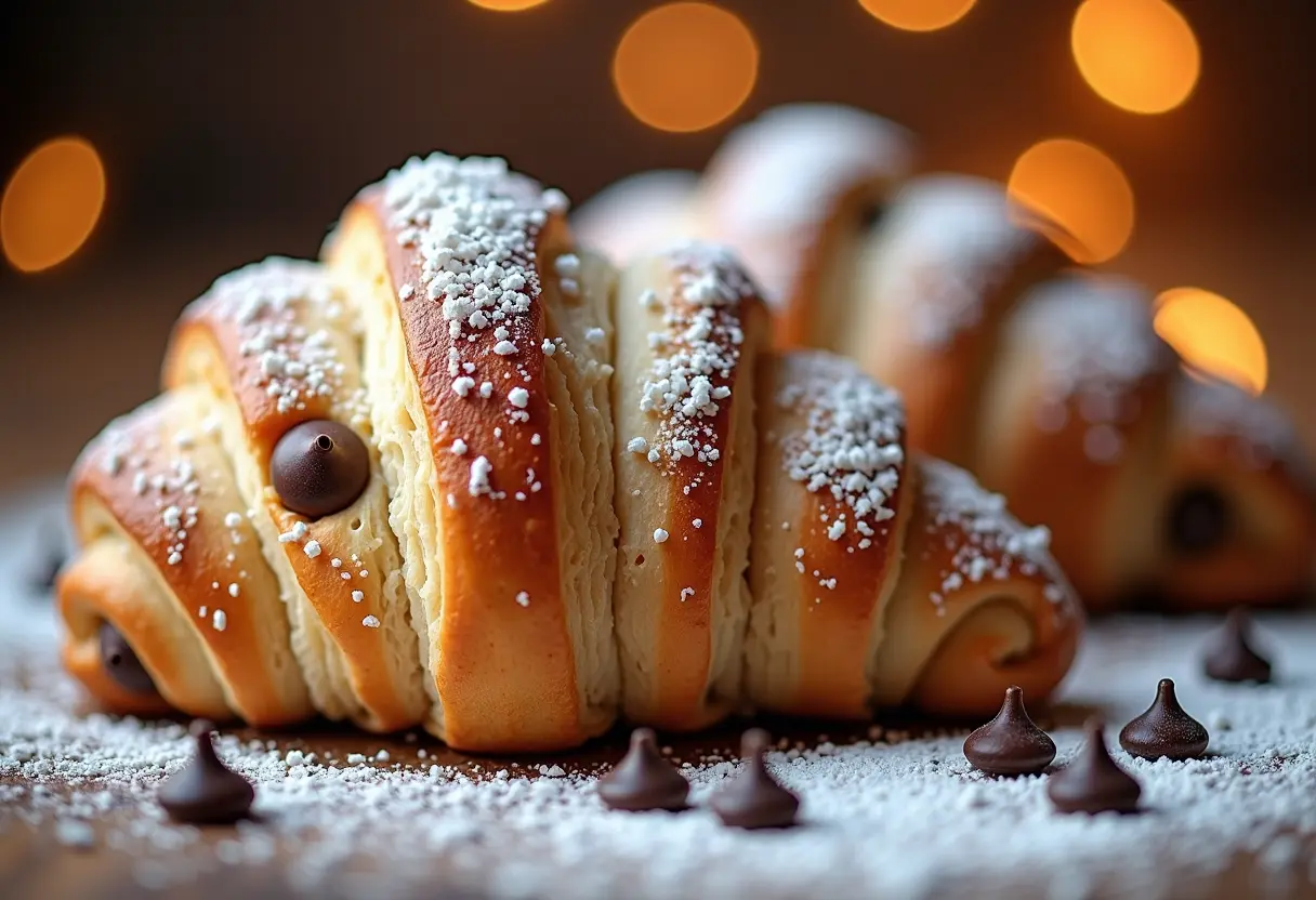 Cookie croissants