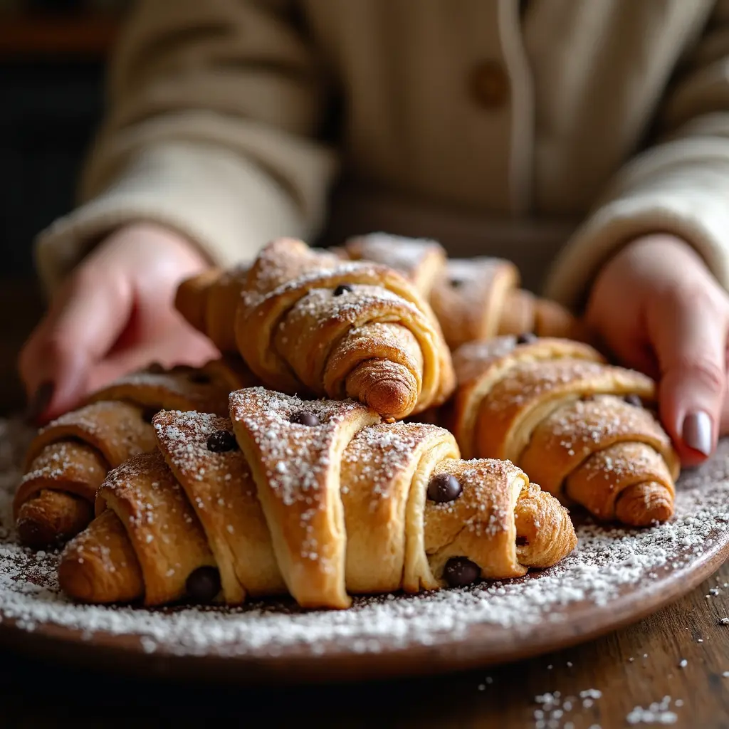 Cookie croissants