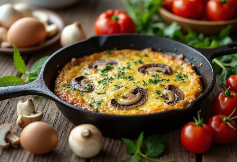 mushroom frittata pan