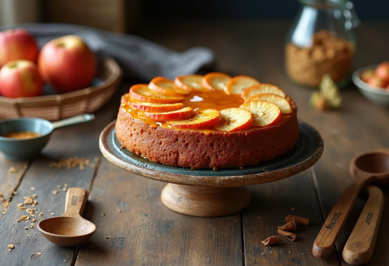 Vegan apple cake