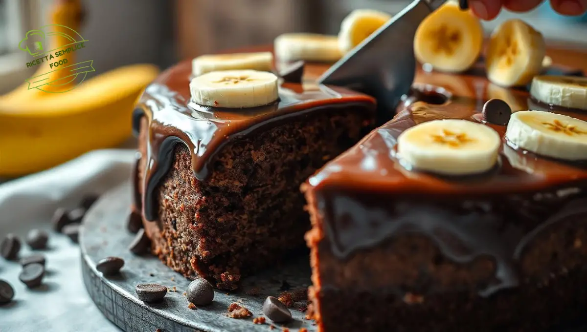 banana chocolate cake