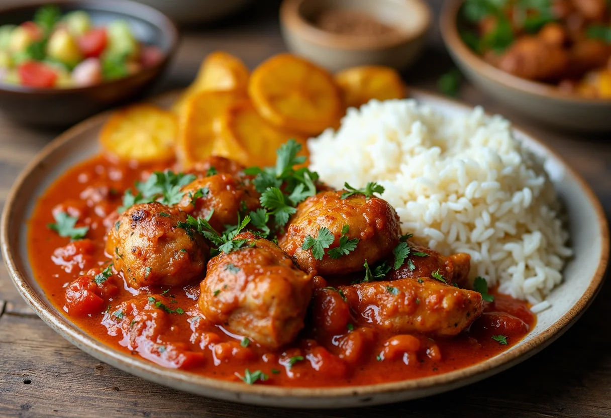 Haitian Chicken in Sauce