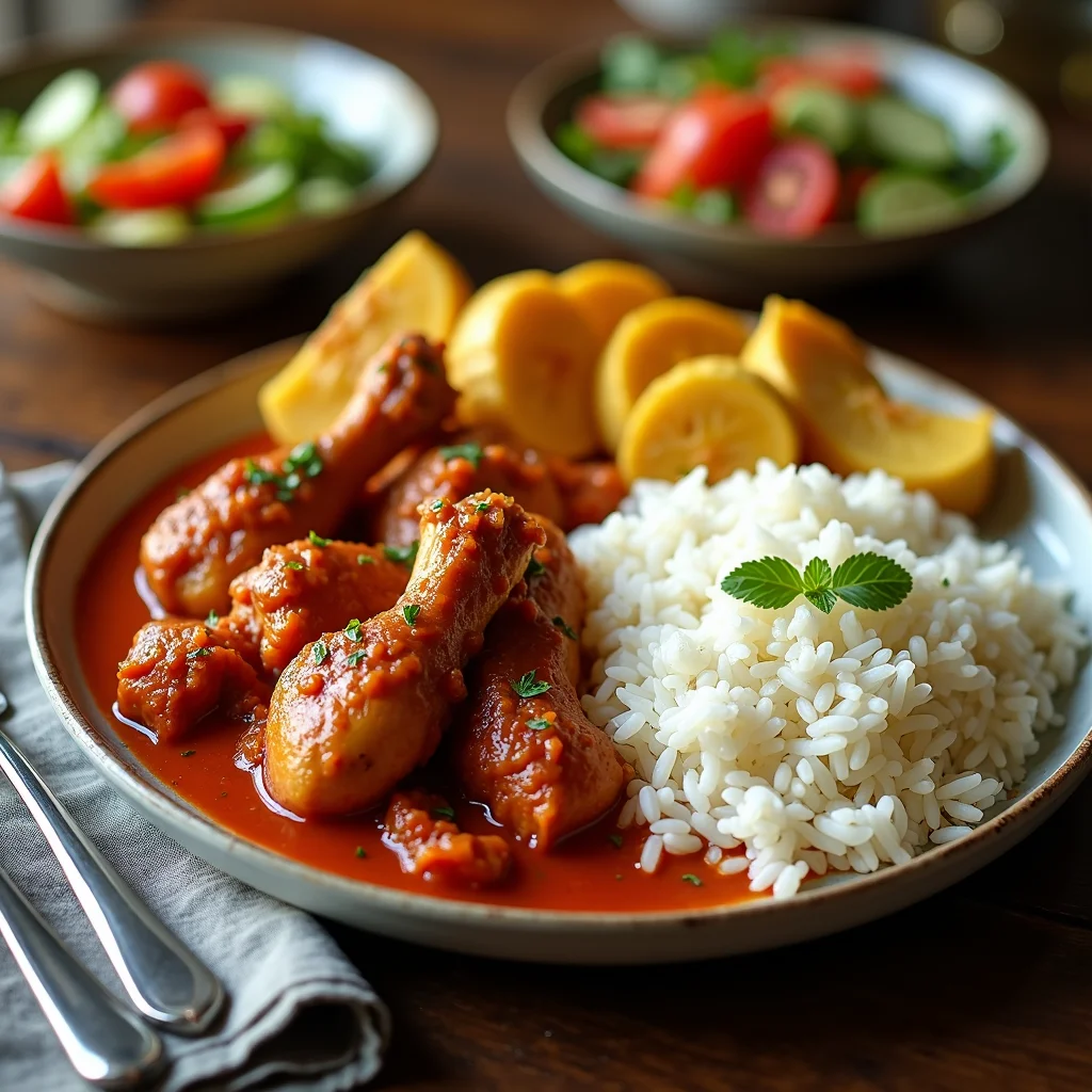 Haitian Chicken in Sauce