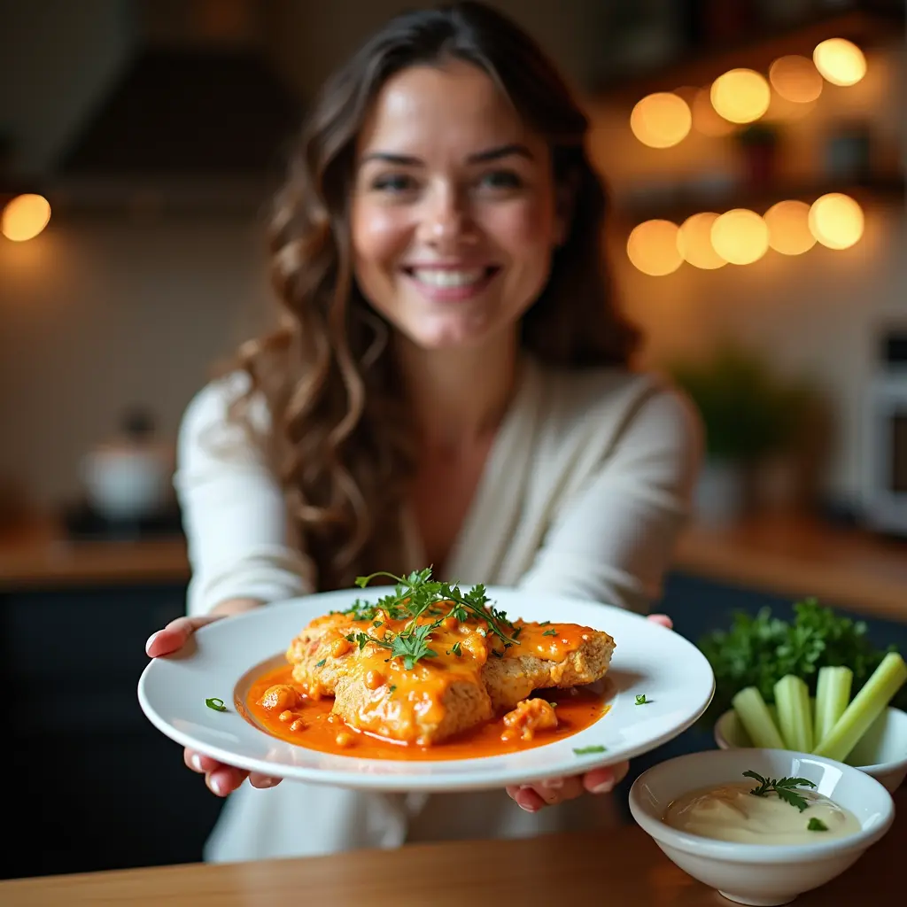 Cheesy Buffalo Chicken