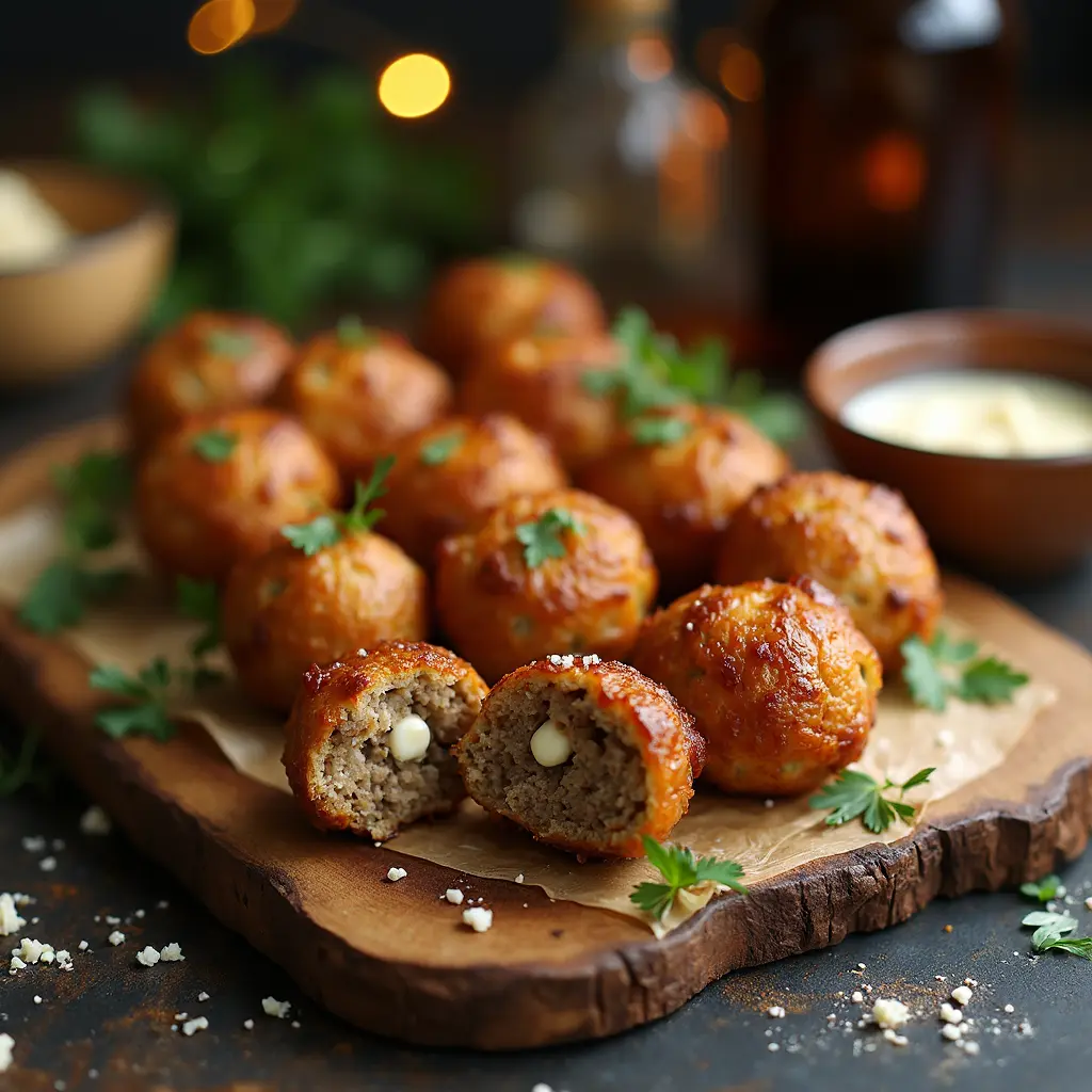 Sausage balls with cream cheese