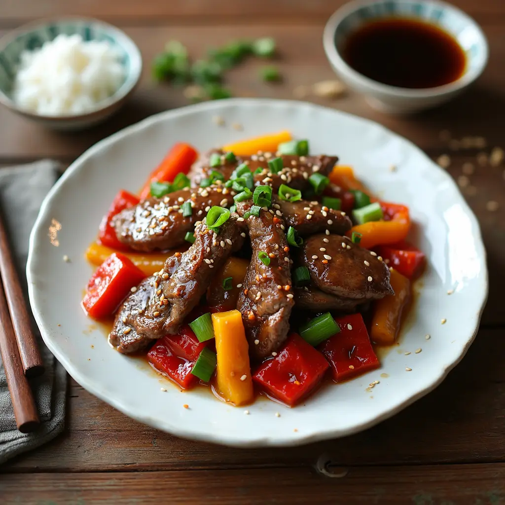 pepper steak with onions chinese