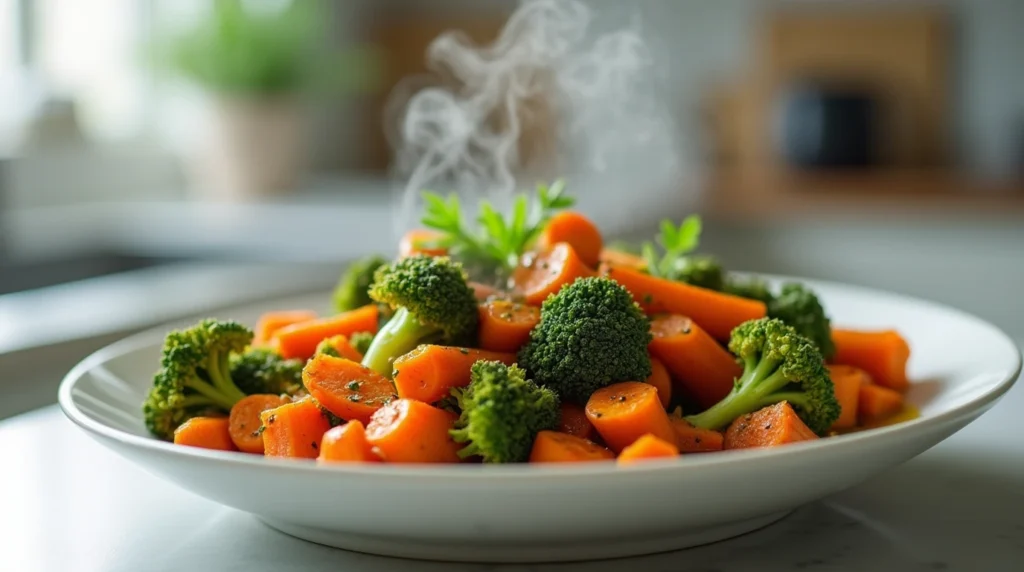 Roast Broccoli and Carrots Together