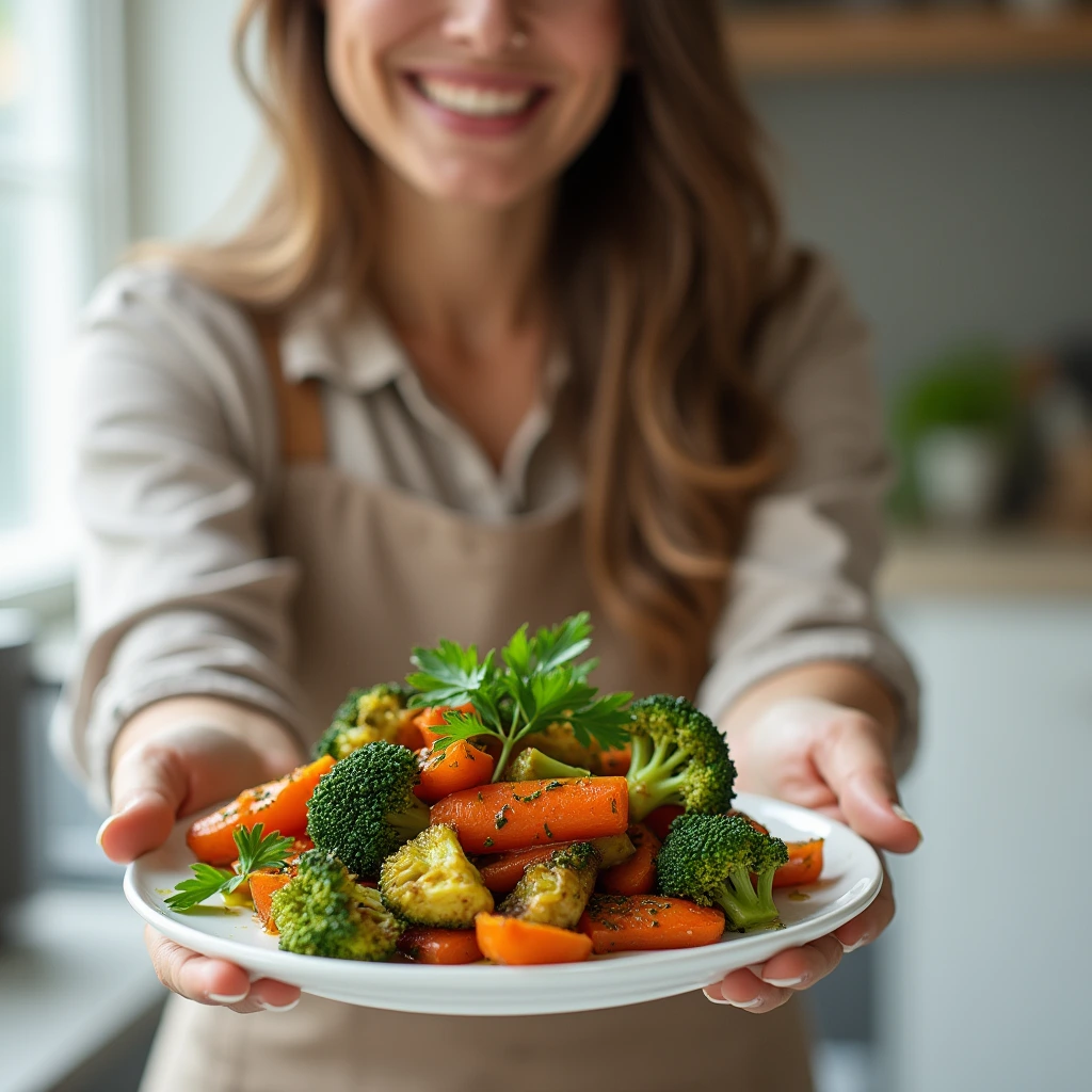 Roast Broccoli and Carrots Together