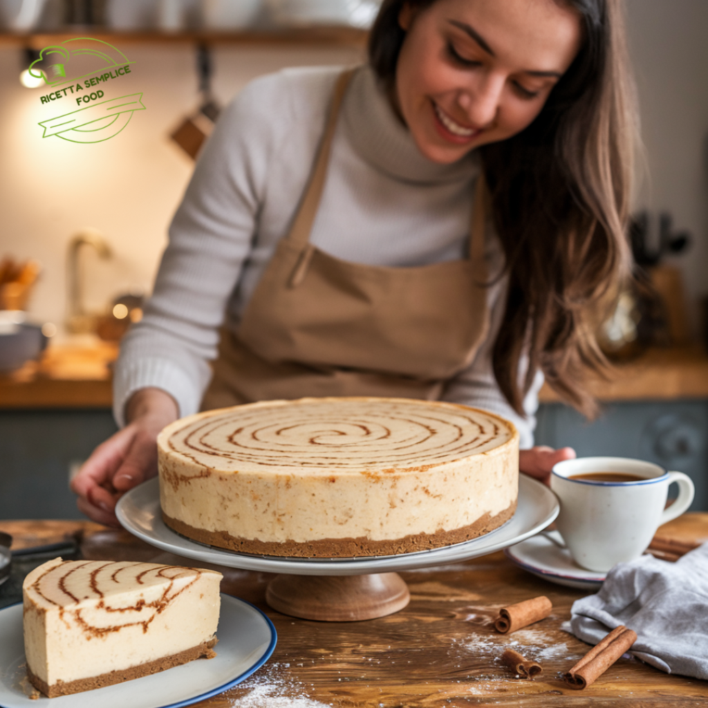 cinnamon roll cheesecake