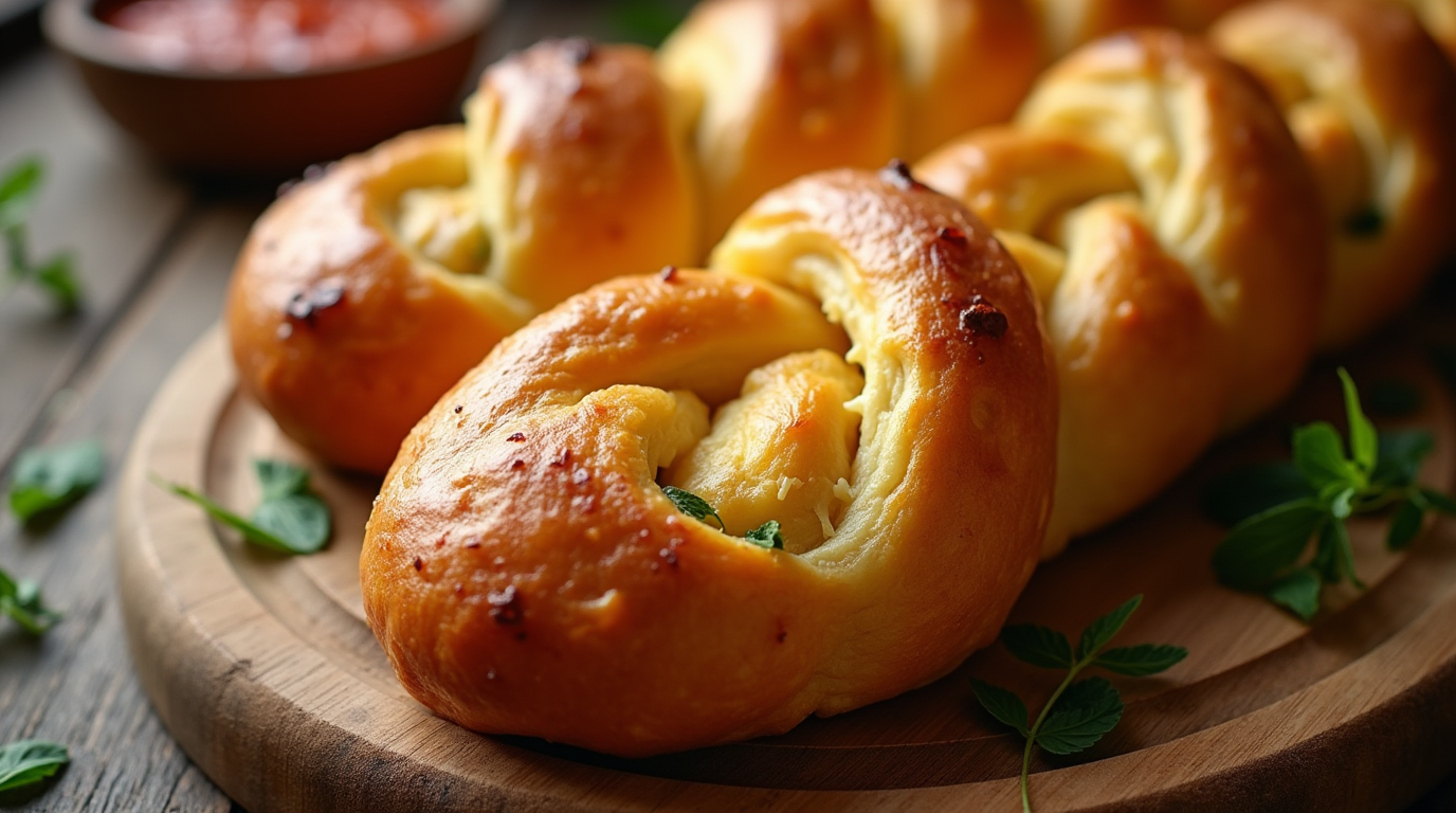 Cheese Twisted Bread